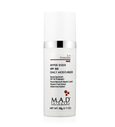 M.A.D. Hyper Sheer SPF 50 Daily Moisturizer