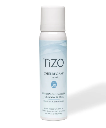 TiZO SheerFoam Body & Face Non-Tinted/Tinted