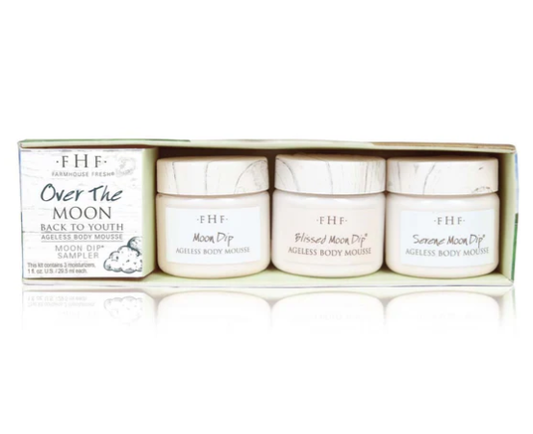 Farmhouse Fresh Over The Moon – Moon Dip® Body Mousse Sampler