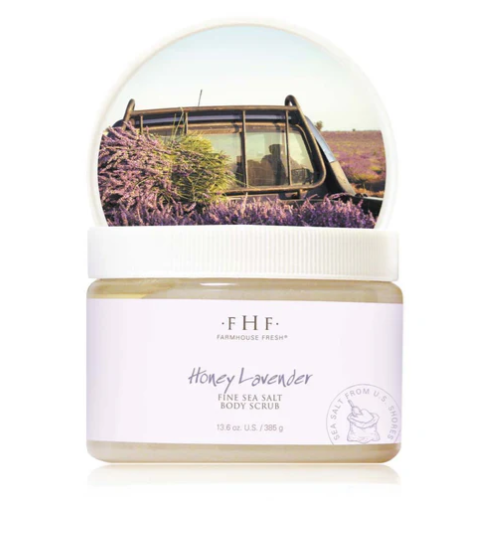 Farmhouse Fresh Honey Lavender Fine Sea Salt Body Scrub